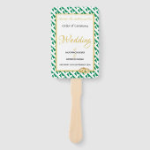 NIGERIA Christelijk huwelijksprogramma op maat Handwaaier (Voorkant)