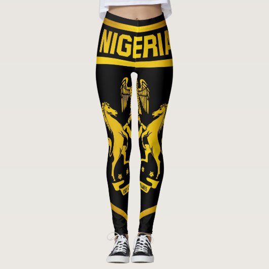 Nigeria Emblem Leggings (Voorkant)