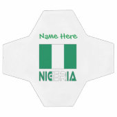 Nigeria et personnalisation verte du drapeau nigér (Plat)