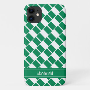 NIGERIA FLAG Gepersonaliseerd Patriottisch Nigeria iPhone 11 Hoesje