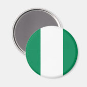 Nigeria Flag Magnet Magneet (Voorkant / Achterkant)