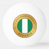 Nigeria Flag Pingpongballen (Achterkant)
