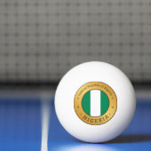 Nigeria Flag Pingpongballen (Net)
