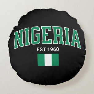 Nigeria Gesticht 1960 — Erfenis van Trots Rond Kussen