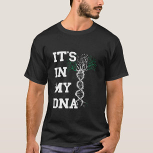 Nigeria Het zit in mijn DNA Nigeria Flag Tree Nige T-shirt