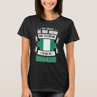 Nigeria in mijn hoofd t-shirt