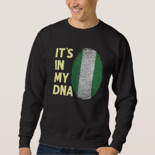 Nigeria in mijn Nigeriaanse dna-vlaggenteam Nigeri Trui