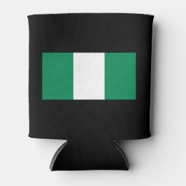 Nigeria met Nigeriaanse vlag (West-Afrika) Blikjeskoeler