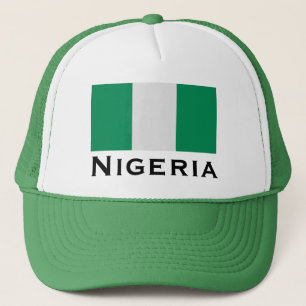 Nigeria met Nigeriaanse vlag (West-Afrika) Trucker Pet