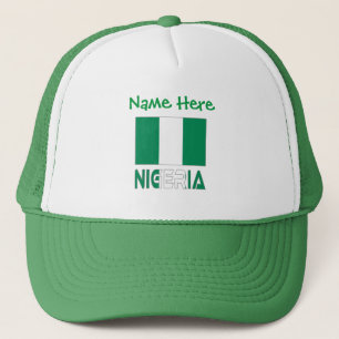 Nigeria Nigeriaanse vlag Groene Personalisatie Trucker Pet