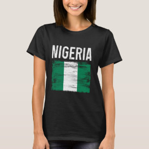 Nigeria Pride Nigeriaanse vlag Afrikaanse roots er T-shirt
