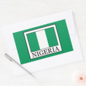 Nigeria Rechthoekige Sticker (Envelop)
