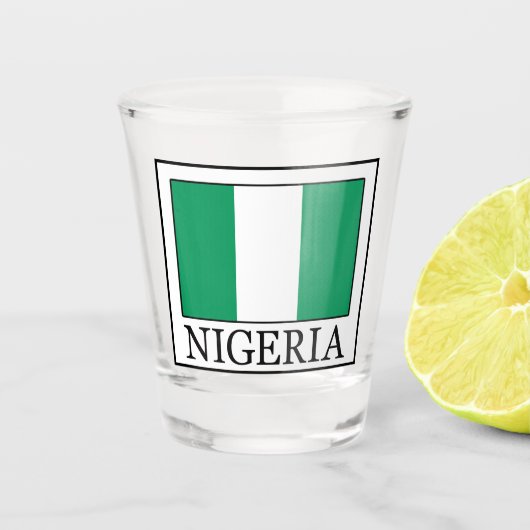 Nigeria Shot Glas (Voorkant)
