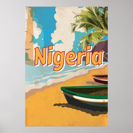 Nigeria vacances Vintages Poster (Devant)