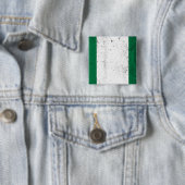 Nigeria Vierkante Button 5,1 Cm (In situ)