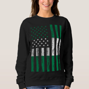 Nigeria Vlag Amerika VS Het zit in mijn DNA voor Trui