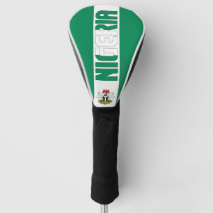 Nigeria vlag prachtig patriottisch golfheadcover