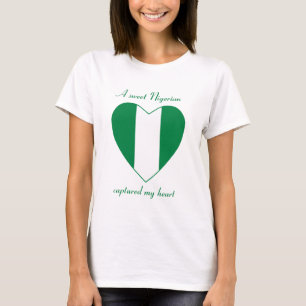 Nigeria Vlaggenliefje T-Shirt
