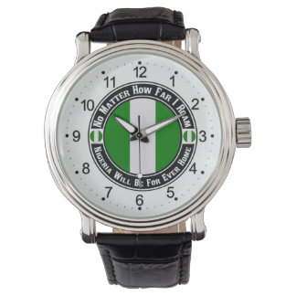 Nigeria zal voor altijd thuis polshorloge zijn horloge