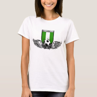 Nigeriaans embleemschild voor scharnierend footbal t-shirt