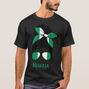 Nigeriaans meisje Nigeriaans meisje vlag T-Sh T-shirt