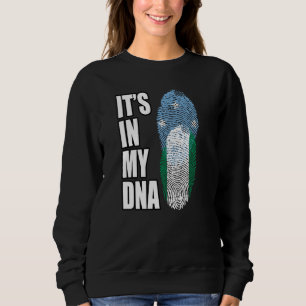 Nigeriaanse en Micronesische mix DNA erfgoed vlag Trui