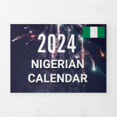 Nigeriaanse kalender 2024 drieluik programma (Cover)