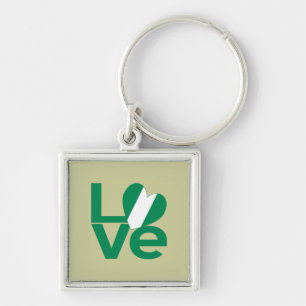 Nigeriaanse liefde sleutelhanger