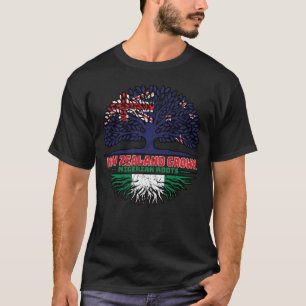 Nigeriaanse Nieuw-Zeelandse Nieuw-Zeelandse boom i T-shirt