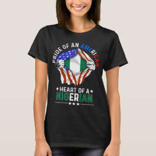 Nigeriaanse Nigeriaanse vlag T-shirt