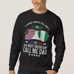 Nigeriaanse Papa Vaderdag Papa Nigeriaans Amerikaa Trui