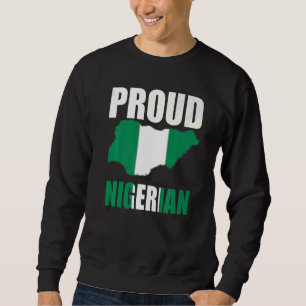 Nigeriaanse Patriottische Nigeriaanse Vlag In Hart Trui