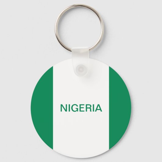 Nigeriaanse Sleutelhanger Button (Voorkant)
