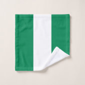 Nigeriaanse vlag bad handdoek (Wasdoekje)