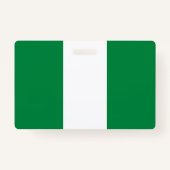 Nigeriaanse vlag badge (Achterkant)