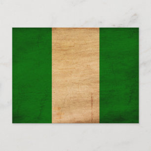 Nigeriaanse vlag briefkaart