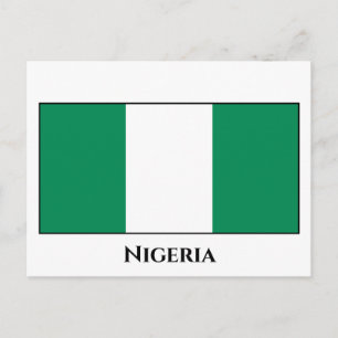 Nigeriaanse vlag briefkaart