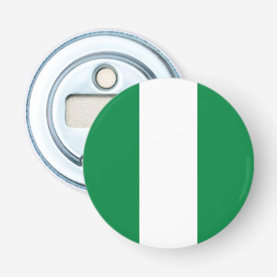 Nigeriaanse vlag button flesopener