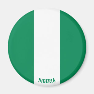 Nigeriaanse vlag Charming Patriotic Magneet