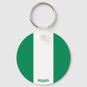 Nigeriaanse vlag Charming Patriotic Sleutelhanger