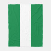 Nigeriaanse vlag fleece deken (Voorkant)