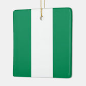 Nigeriaanse vlag keramisch ornament (Links)