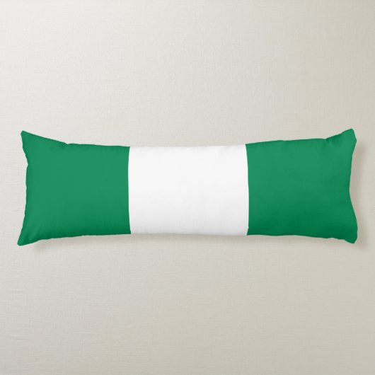 Nigeriaanse vlag lichaamskussen (Voorkant)