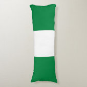 Nigeriaanse vlag lichaamskussen (Voorkant Verticaal)
