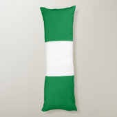 Nigeriaanse vlag lichaamskussen (Achterkant (Verticaal))