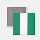 Nigeriaanse vlag magneet (Voorkant / Achterkant)