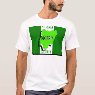 Nigeriaanse vlag mannen t-shirts