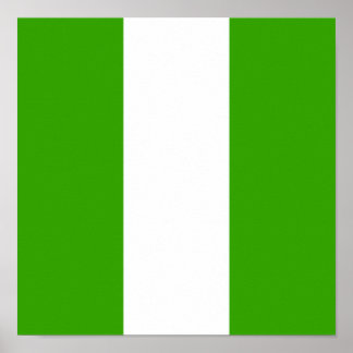 Nigeriaanse vlag Nigeriaans Afrika Land Home Poster