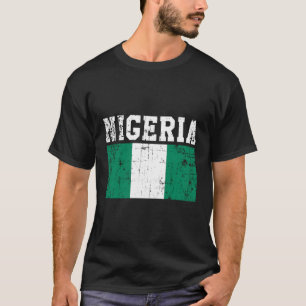 Nigeriaanse vlag Nigeriaanse roots T-shirt