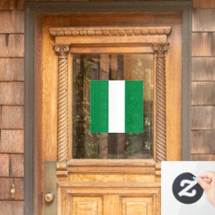 Nigeriaanse vlag raamsticker